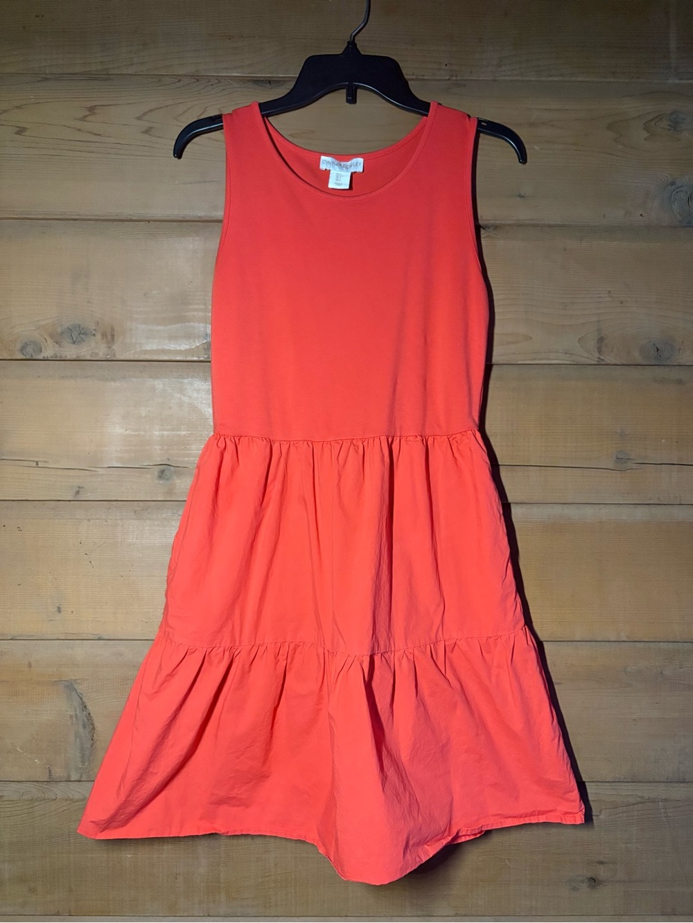 Cynthia Rowley Dress- Coral-Red- Size Small - Picture 2 of 7